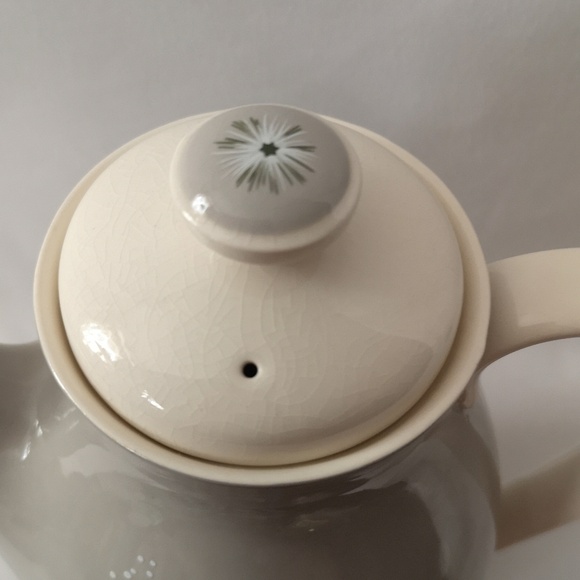 Beautiful Royal Doulton Coffee / Tea Pot w Sugar w Lid & Creamer Set Frost Pine - Picture 3 of 11